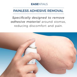 EASEntials Multi-Pack Adhesive Remover Spray (80 ml) & Skin Barrier Spray (112 ml), No Sting Skin Prep Protective Spray, Ostomy Skin Barrier Spray, 2-Pack (1 Each)