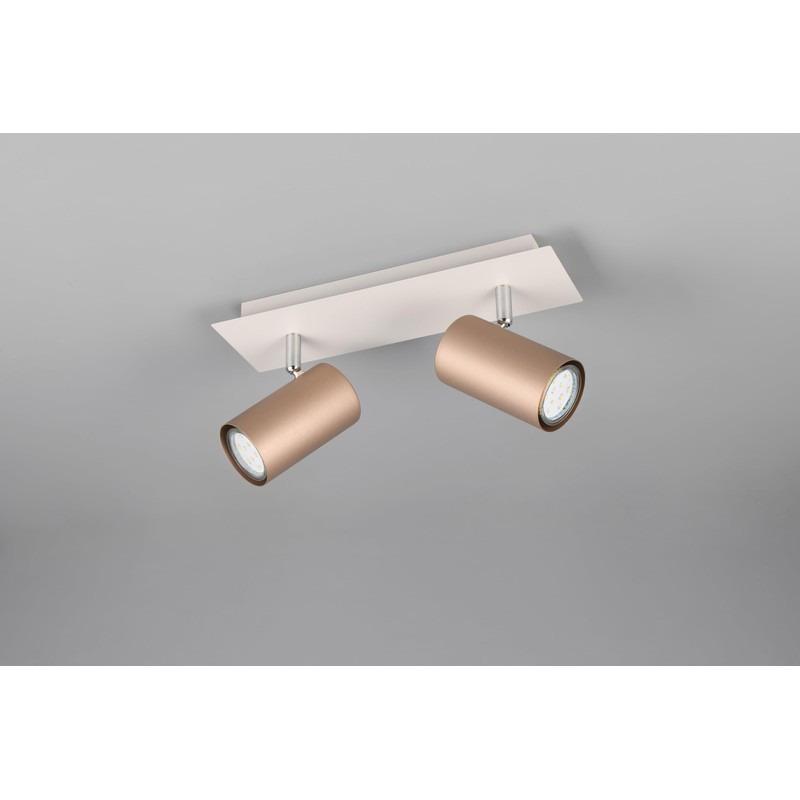 Trio Leuchten Marley 802400265 Spotlight Bar Metal Coffee / Warm