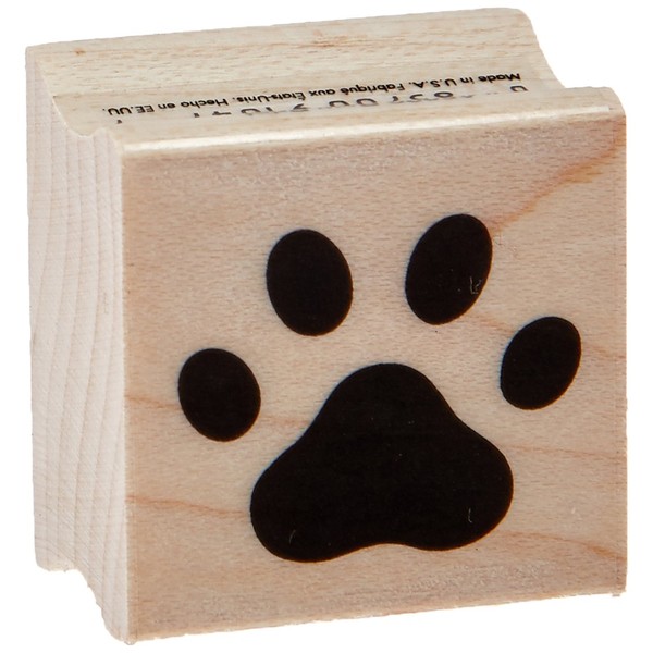 Hero Arts A6220 Wood Stamps, Paw Print