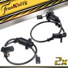 2x ABS sensor wheel speed rear left and right for