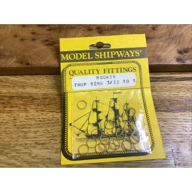 MODEL SHIPWAYS MS0438 Trop Ring 3/32  - NOS - 1 Packs