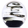 XMGZQ Hand Blown Glass Figurines Ball Galaxy,Paperweight Glass Ball,Home Decor