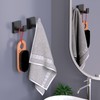 PMMASTO Towel Hooks, Bathroom Wall Mount Towel Holder, Coat Hook