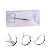 Mikinona 6pcs Stainless Steel Eyebrow Scissors Set for Women Durable