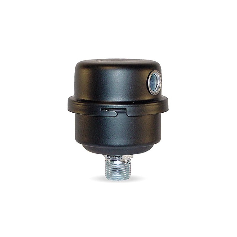 Filter Silencer, 1/2 in MNPT, 8 CFM Max
