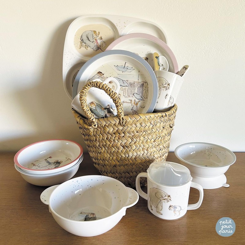 Petit-Day - Ernest and Celestine Pink Bowl - 6M+ -