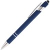 Rainbow Rubberized Soft Touch Ballpoint Pen with Stylus Tip is