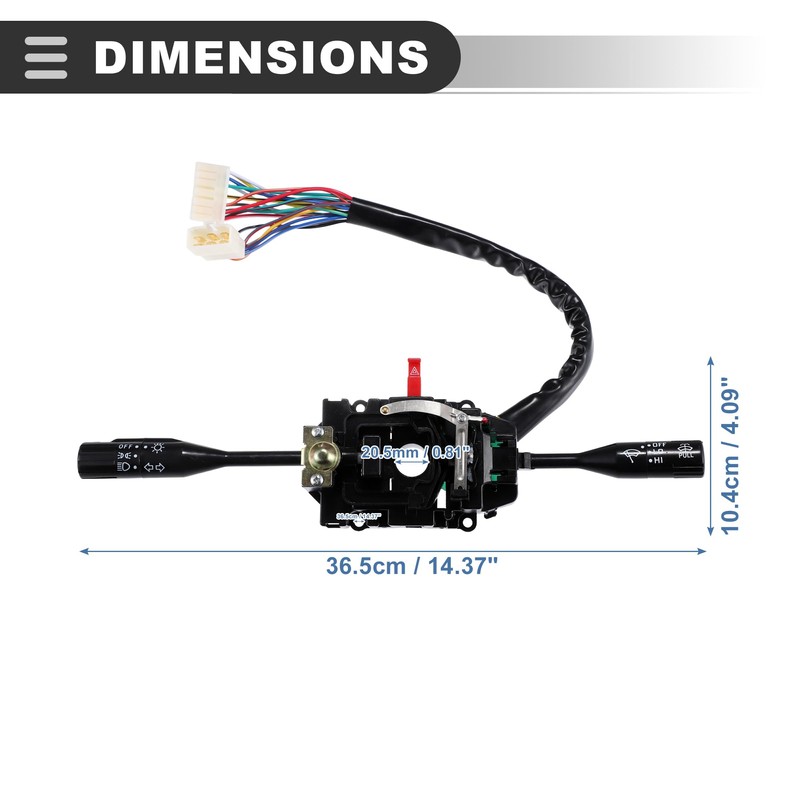 Motoforti Headlight Wiper Turn Multi-Function Switch, for Suzuki Samurai 1986-1995,