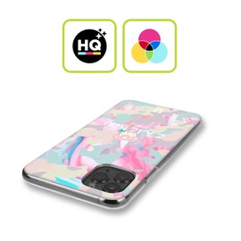 Head Case Designs Kawaii Holographic Trendy Camo Melting Soft Gel Case Compatible with Sharp Aquos Sense2 SHV43