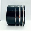 siviwonder Decorative Strips Black White Reflective Reflective Sticker 9 mm