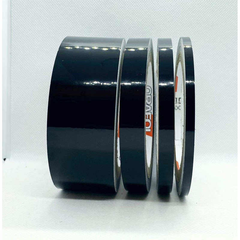 siviwonder Decorative Strips Black White Reflective Reflective Sticker 9 mm