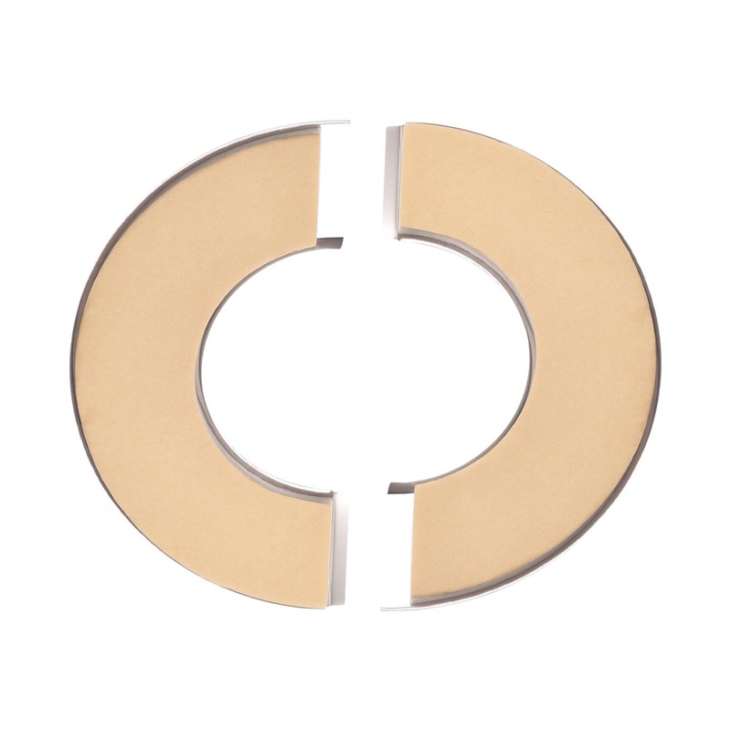sourcing map Wall Split Flange, Stainless Steel Round Escutcheon Plate