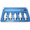 US PRO 6pc Double Ended Drain Sump Plug Key Set