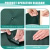 Pushglossy 2 Rolls Pool Cover Patch Kit 80 x 4