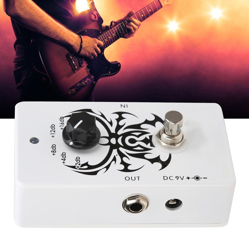 Guitar Effect Pedal Boost True Bypass Adjustable Portable Instrument Accessory