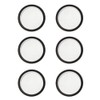 1" Aluminum Vent Tab Style Open Screen Black Pack of