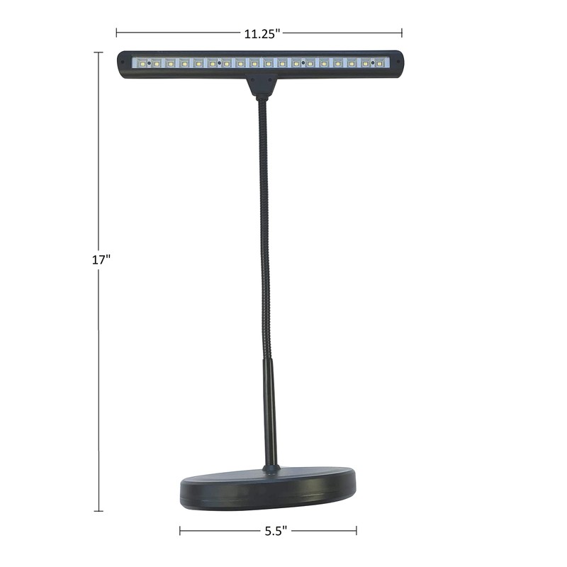 Extra Wide Piano Music Lamp- 18 LED Light for Piano,
