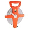 Yima Open Reel Fiberglass Tape Measure, 330 Feet/100 Meters, Orange,