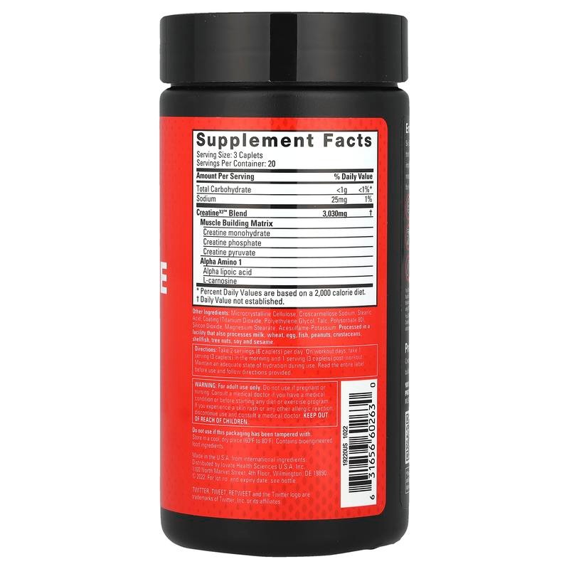 SIXSTAR Creatine X3™, 60 Caplets