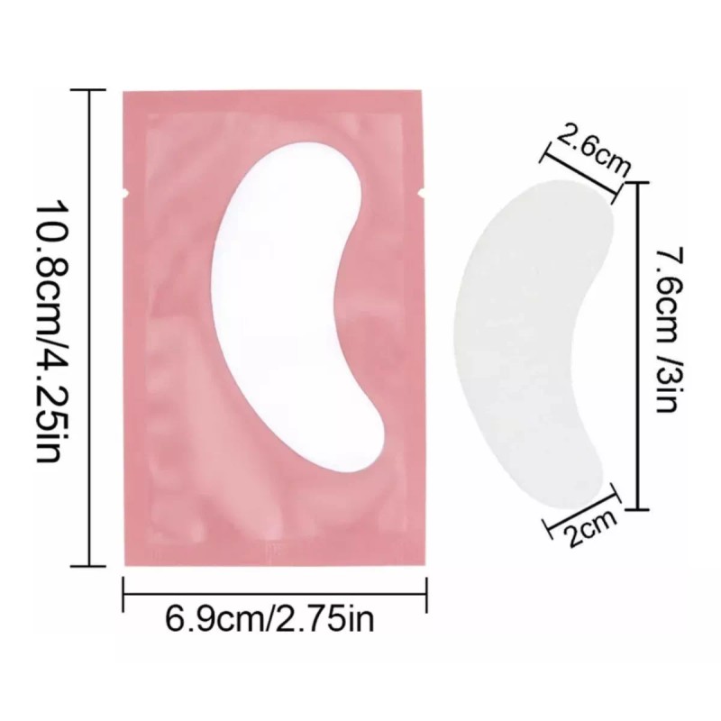 Xiaoya 50 Pares De Parches, Hidrogel Para Extensión De Pestañas