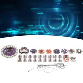 Kit de Inicio de Electrónica Lilypad Led Set Suministros para Atmega328 Atmega168 Hilo Conductor Cpld, Lilypad Kit de Hilo Conductor de Costura PCB Kit de Inicio Electrónico