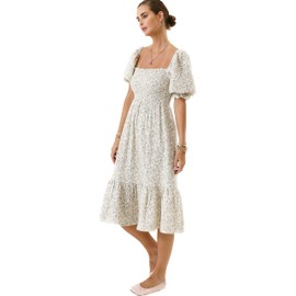 NOTHING FITS BUT Maternity Dress for Women, Casual Muslin Cotton Classic Sakura Gown Maternity Nursing Dresses, Pregnancy Clothes Baby Shower Dress, Postpartum Dress for Photoshoot (S/M, Ichika)