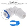 sourcing map 40Pcs 1/4 Inch 3/8 Inch Locking Clip Set