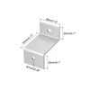 sourcing map 4 Pack Z Brackets, 55mm Aluminum Alloy Solar