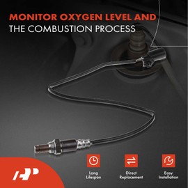 A-Premium - Sensor de oxígeno O2 compatible con Mazda 6 2006 2007 2008, L4 2.3L, transmisión automática, emisiones de calibración, lado ascendente, reemplazo# L395188G1