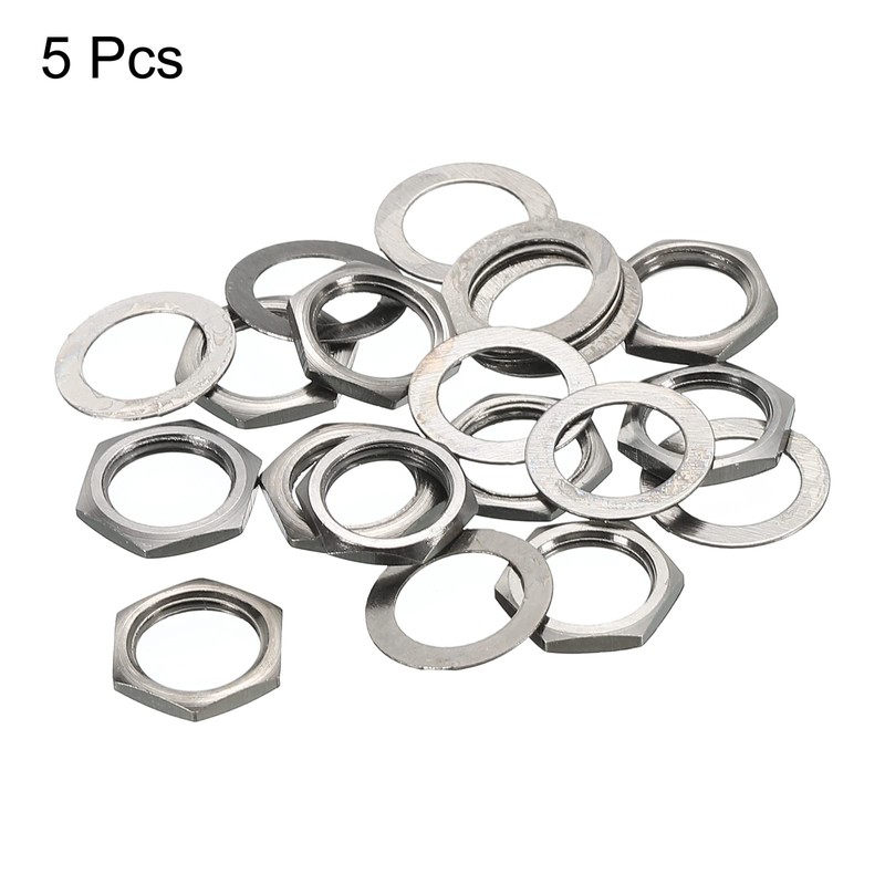 sourcing map Guitar Nuts and Washers 3/8" Guitar Input Output