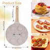 Bobikuke Smiley Face Pancake Pan - 10 Inch Mini Pancakes