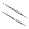 2PCS Lock Pinning Cross Locking Tweezers,Locksmith Tool Wire and Rod