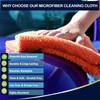 Auronna 600GSM Edgeless Microfiber Cleaning Cloths - Super Absorbent And