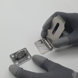 Stainless Steel Padlock Hasp Latch 3 inch 2ea