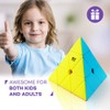 D-FantiX QYTOYS Qiming Pyramid Speed Cube Stickerless Triangle Cube 3x3