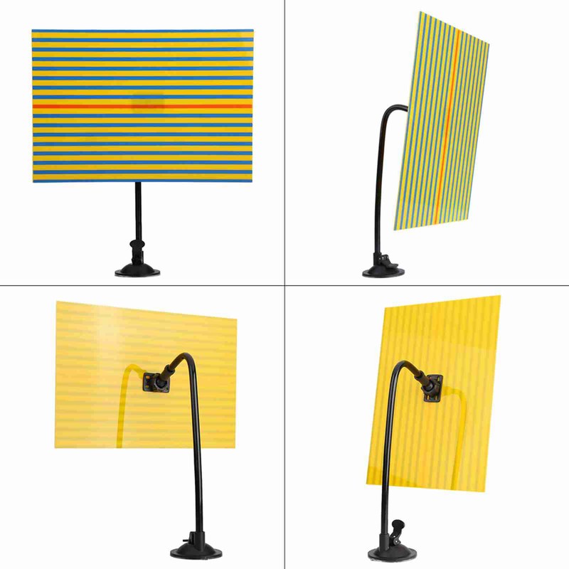 Paintless Dent Repair Removal Tool Checking Reflector Line Board Yellow