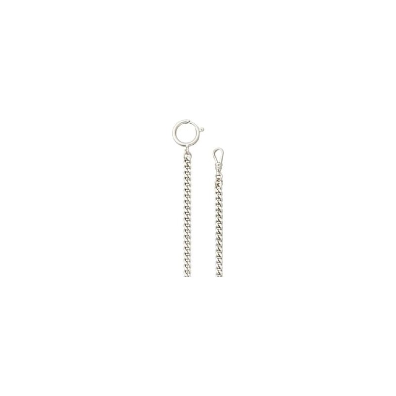 Flat Curb Chain 5 mm P45, silver, Classic