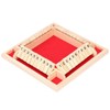 Wooden Number Board Dices Game Set Toy for 4 People