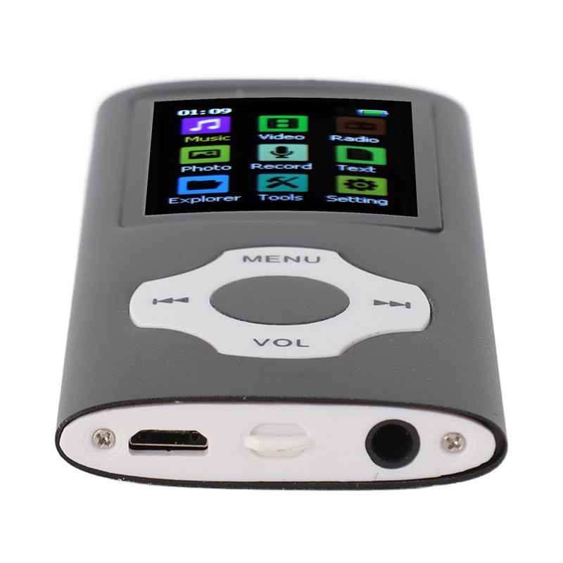 MP3 Player HiFi Lossless Rechargeable 1.8in TFT Screen Portable Music