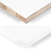 ZYJT PVC Edge Banding, 1" x 25ft Glossy White Non-Glued