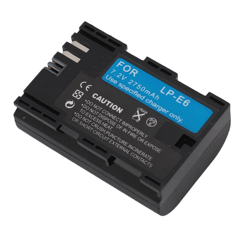 2pcs Camera Battery 2750mAh 7.2V for LP E6 E6N R5