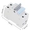 Dual Power Manual Transfer Switch DIN Rail Mounting Single Side