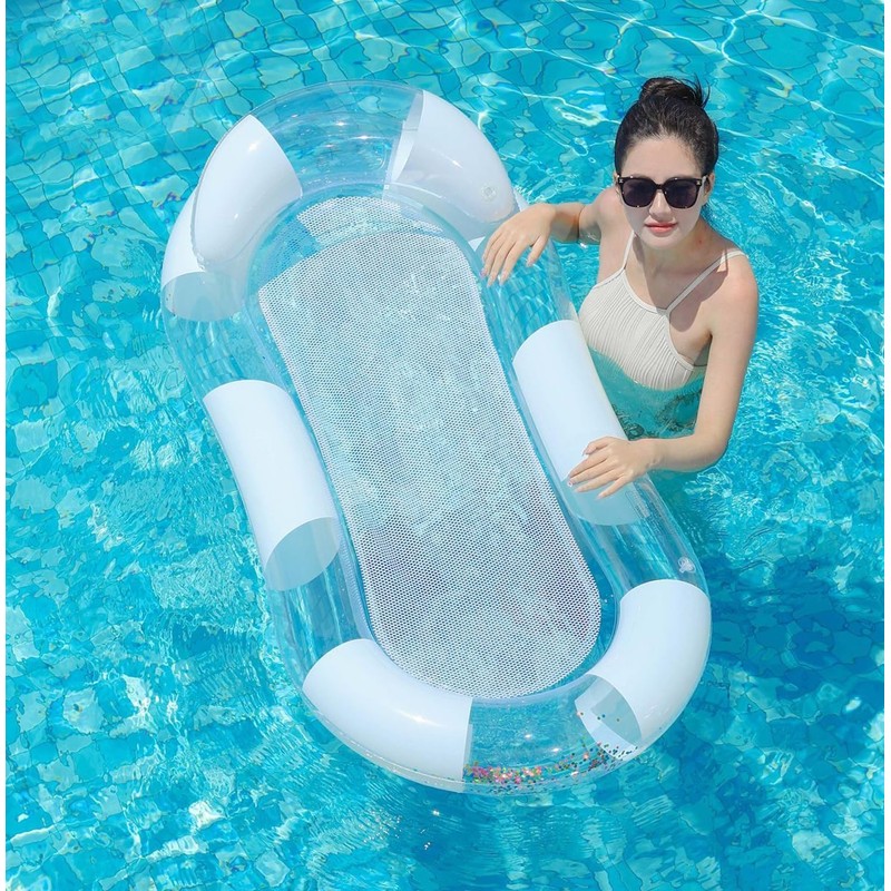 ZOUZJUN 浮き輪 フロート ベッド 水上ベッド ウォーターベッド アクアラウンジ マット大人 160cm 寝転ぶ