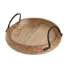 Gourmet Basics by Mikasa Knox Mango Wood Serving Bowl Coffee