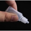 VASANA 24 Pieces 20ml Empty Refillable White Plastic Dropper Bottles,