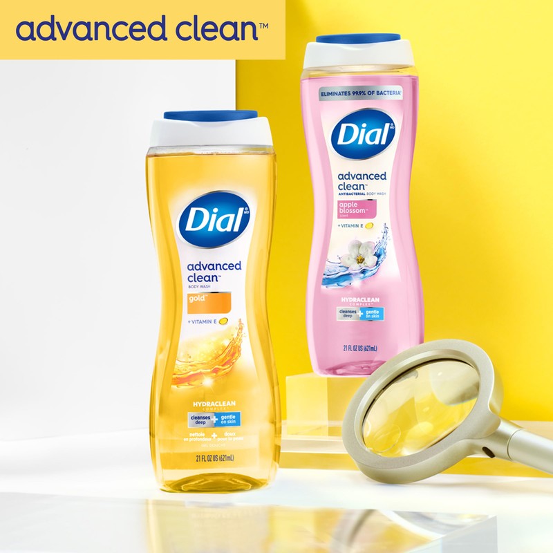 Dial Body Wash, Advanced Clean Gold, 16 fl oz, Pack