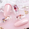 Abalone Shell Flakes for Nail Art, 3D Irregular Colourful Seashell