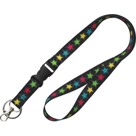 Teacher Created Resources Chalkboard Brights Stars Lanyard