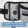 Dog Walking Bumbag with Bottle Holder, Adjustable Waterproofing Waist Bag