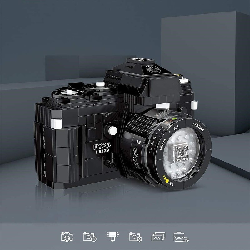 Digital Camera Building Kit, Retro Digital Camera Building Model Set.